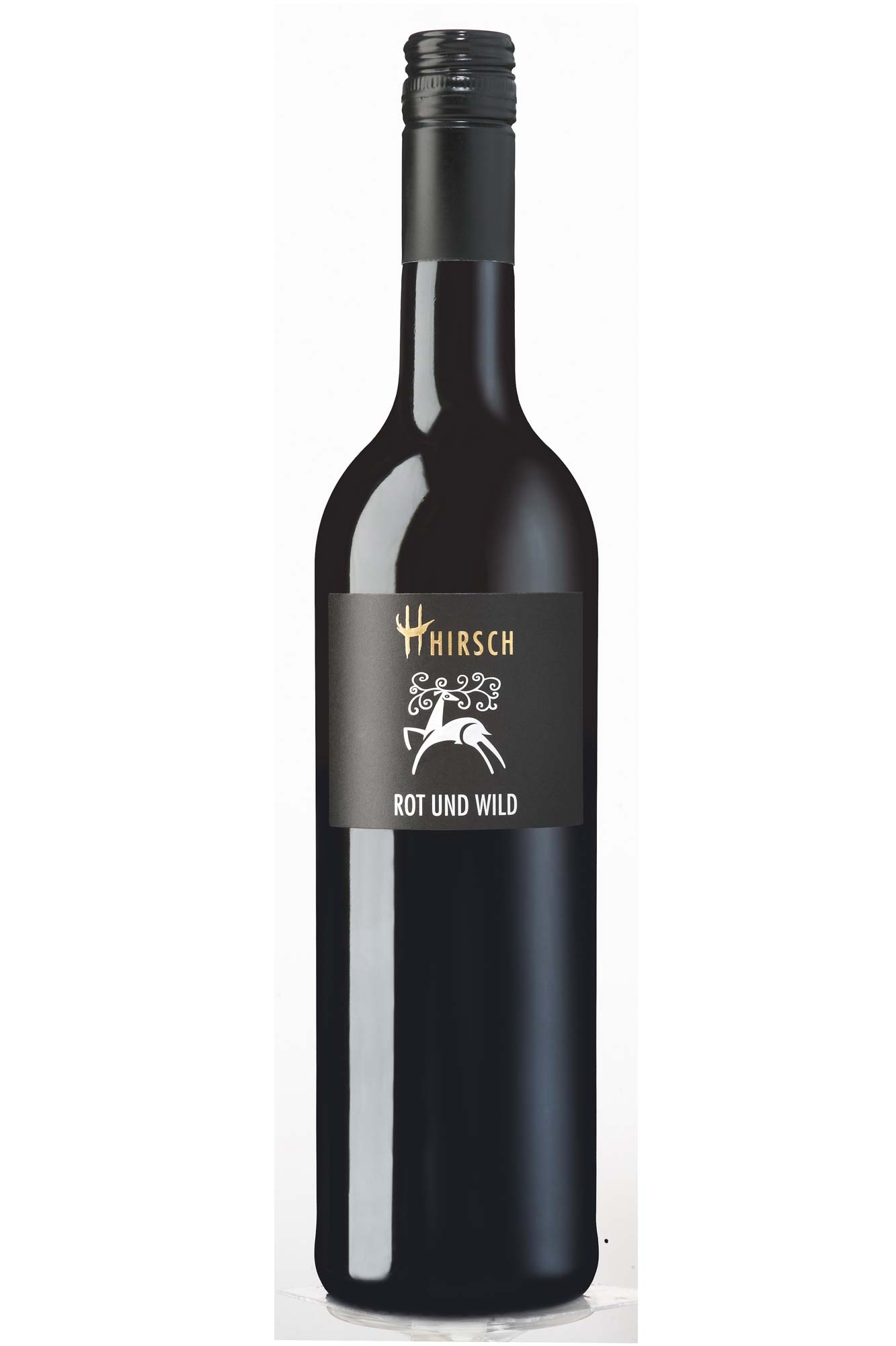 Rot und Wild, Rotweincuvée Qualitätswein, Privatkellerei Hirsch